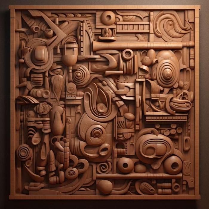 نموذج ثلاثي الأبعاد لآلة CNC 3D Art 